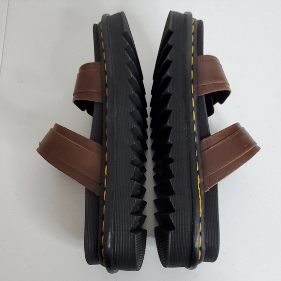 Dr. Martens Myles Brando Leather Sandal Women's Size 12 Men's 11 NEW Dark Brown - Picture 9 of 16